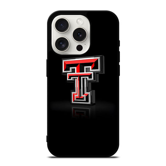 TEXAS TECH FOOTBALL EMBLEM iPhone 15 Pro Case Cover
