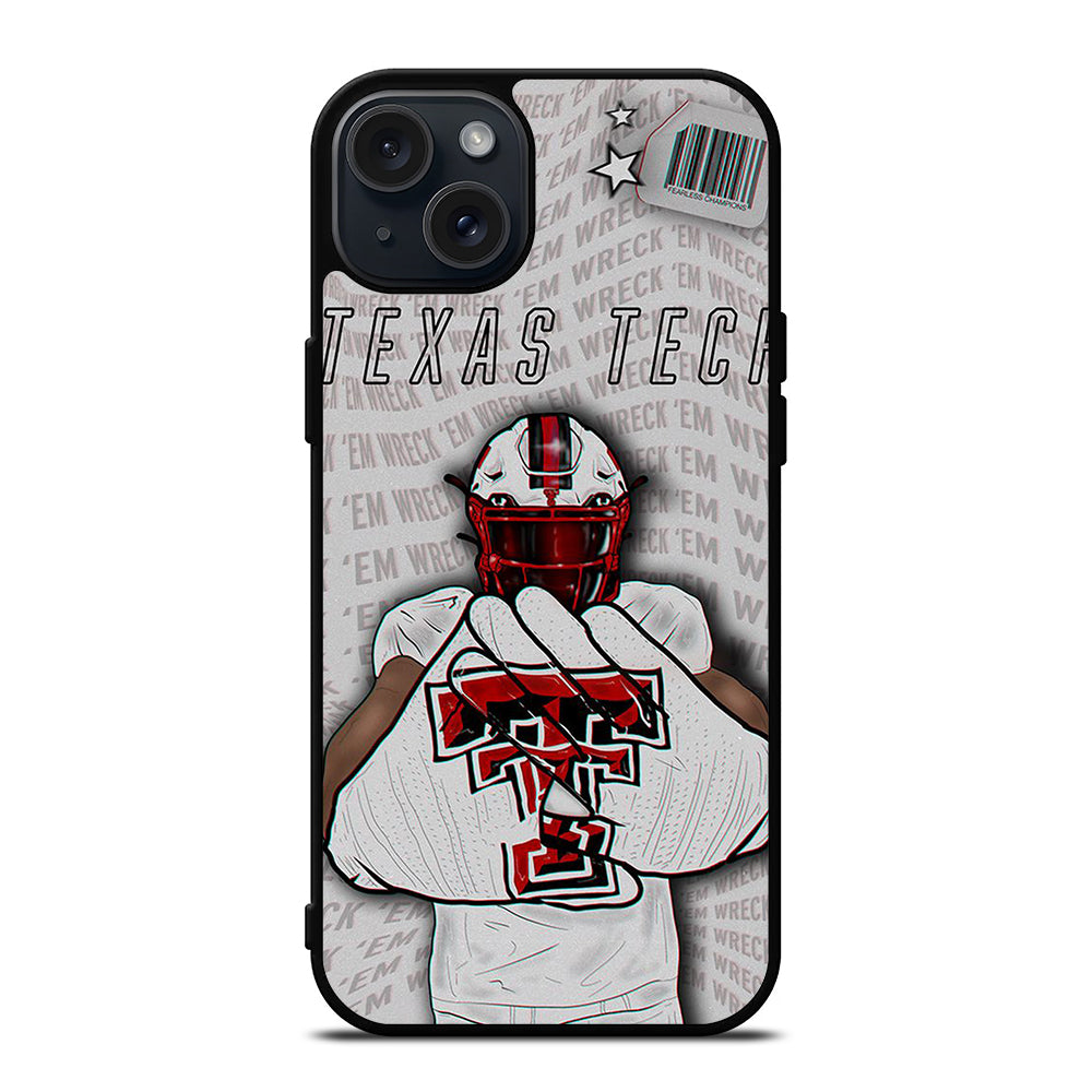 TEXAS TECH FOOTBALL NFL iPhone 15 Plus Case Cover