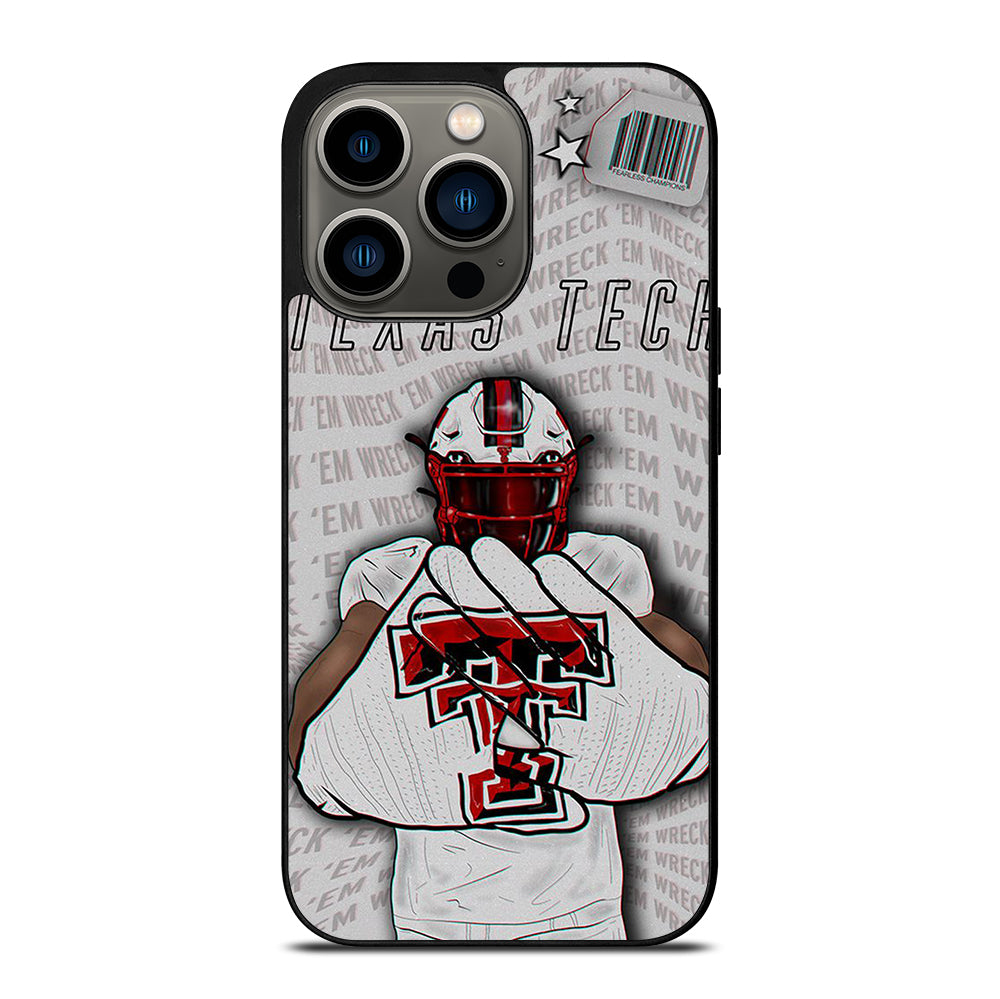 TEXAS TECH FOOTBALL NFL iPhone 13 Pro Case Cover