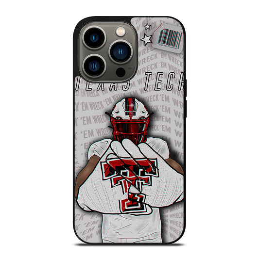 TEXAS TECH FOOTBALL NFL iPhone 13 Pro Case Cover