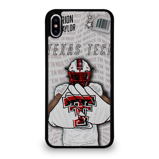 TEXAS TECH FOOTBALL NFL iPhone XS Max Case Cover