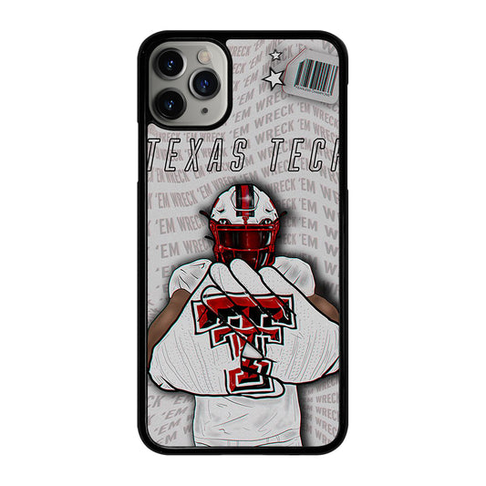 TEXAS TECH FOOTBALL NFL iPhone 11 Pro Max Case Cover