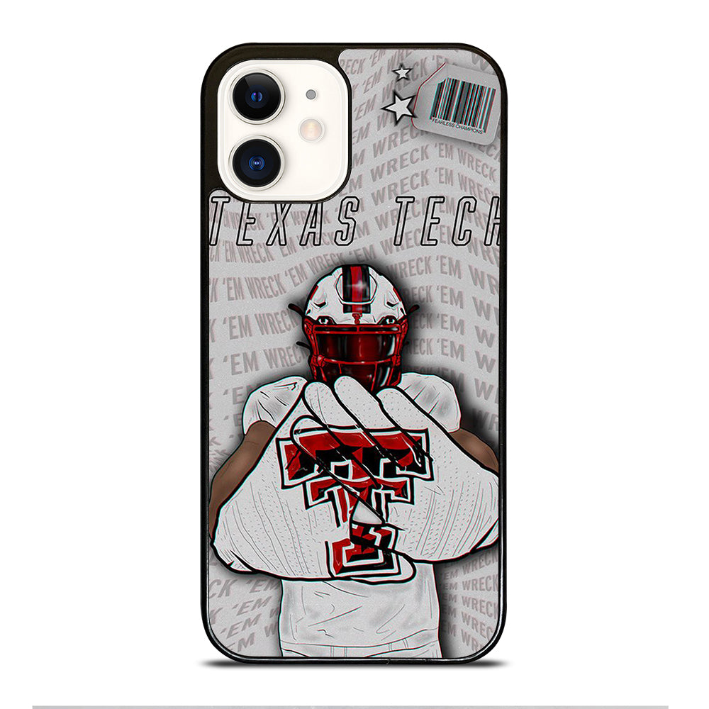 TEXAS TECH FOOTBALL NFL iPhone 12 Case Cover