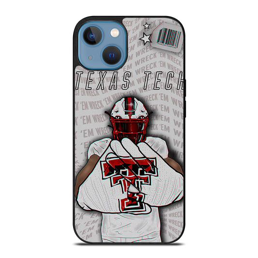 TEXAS TECH FOOTBALL NFL iPhone 13 Case Cover
