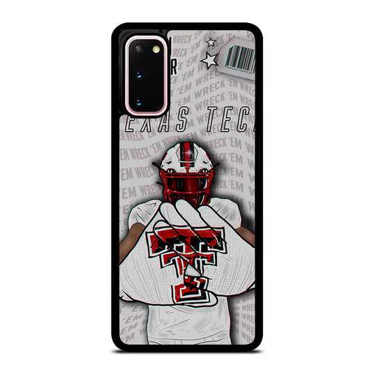 TEXAS TECH FOOTBALL NFL Samsung Galaxy S20 Case Cover