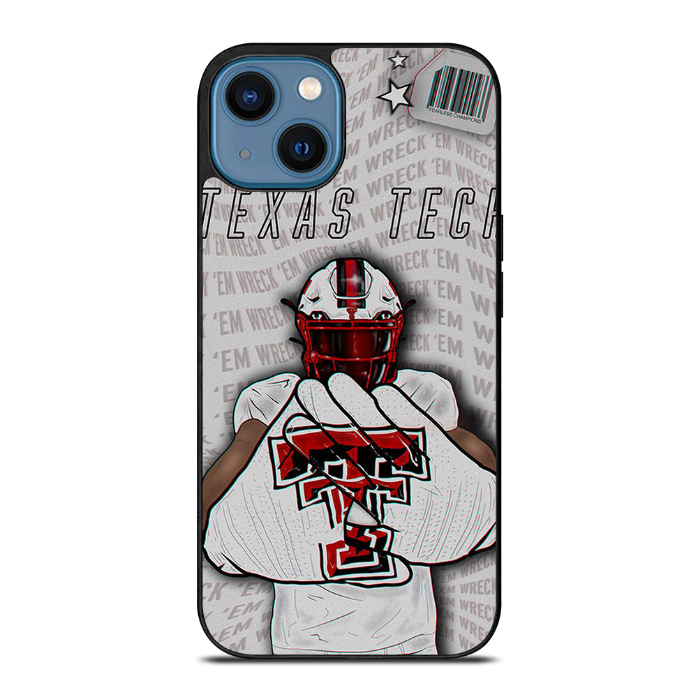 TEXAS TECH FOOTBALL NFL iPhone 14 Case Cover