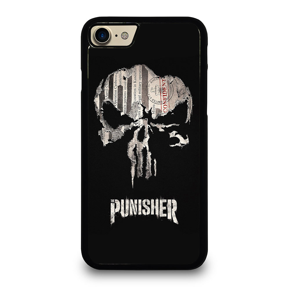 THE PUNISHER MARVEL BLACK LOGO iPhone 7 / 8 Case Cover