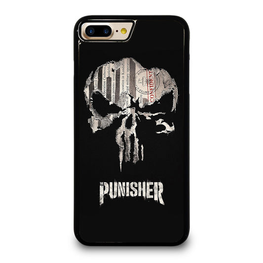 THE PUNISHER MARVEL BLACK LOGO iPhone 7 / 8 Plus Case Cover