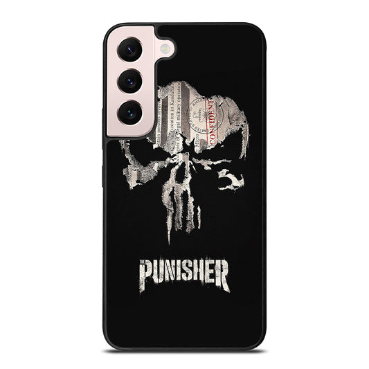 THE PUNISHER MARVEL BLACK LOGO Samsung Galaxy S22 Plus Case Cover