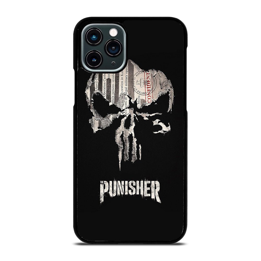 THE PUNISHER MARVEL BLACK LOGO iPhone 11 Pro Case Cover