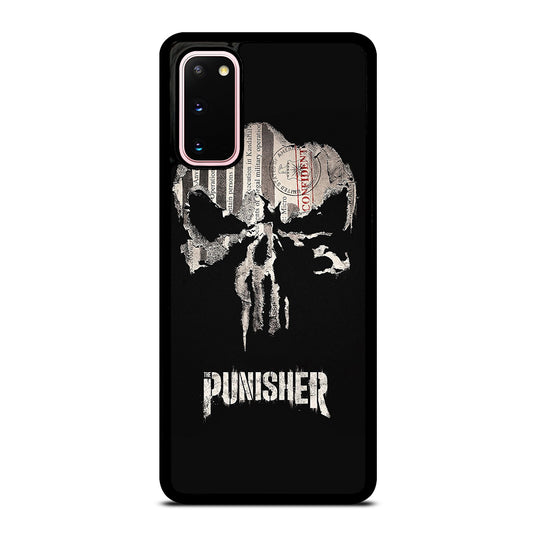 THE PUNISHER MARVEL BLACK LOGO Samsung Galaxy S20 Case Cover