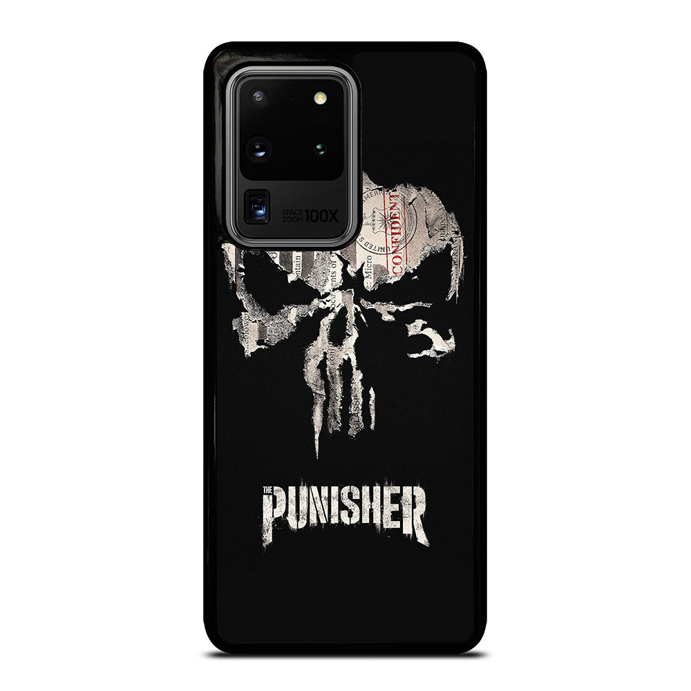 THE PUNISHER MARVEL BLACK LOGO Samsung Galaxy S20 Ultra Case Cover