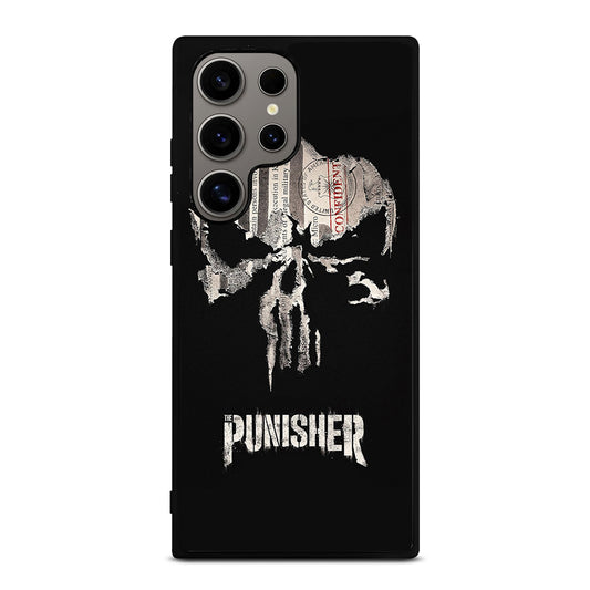 THE PUNISHER MARVEL BLACK LOGO Samsung Galaxy S24 Ultra Case Cover