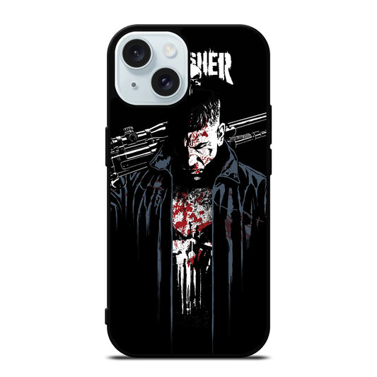 THE PUNISHER MARVEL HERO iPhone 15 Case Cover