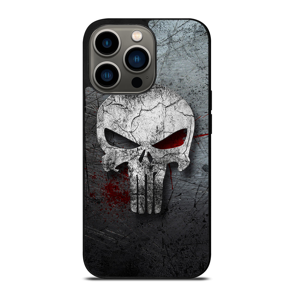 THE PUNISHER MARVEL METAL LOGO iPhone 13 Pro Case Cover
