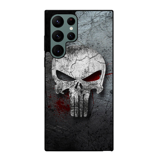 THE PUNISHER MARVEL METAL LOGO Samsung Galaxy S22 Ultra Case Cover