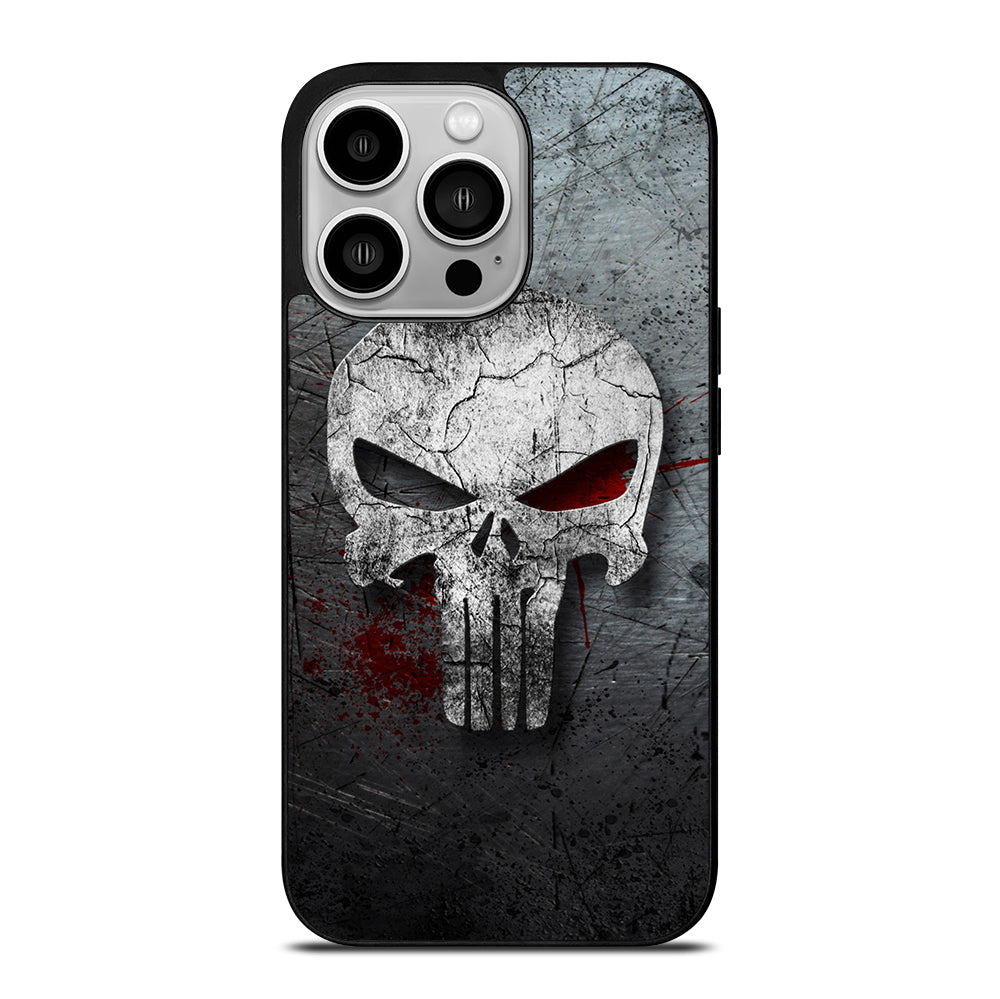 THE PUNISHER MARVEL METAL LOGO iPhone 14 Pro Case Cover