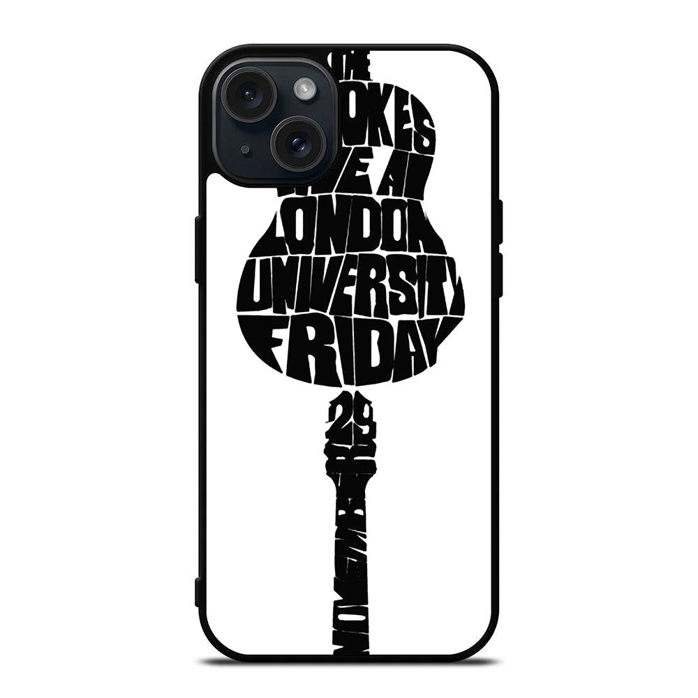 THE STROKES LOGO GUITAR iPhone 15 Plus Case Cover