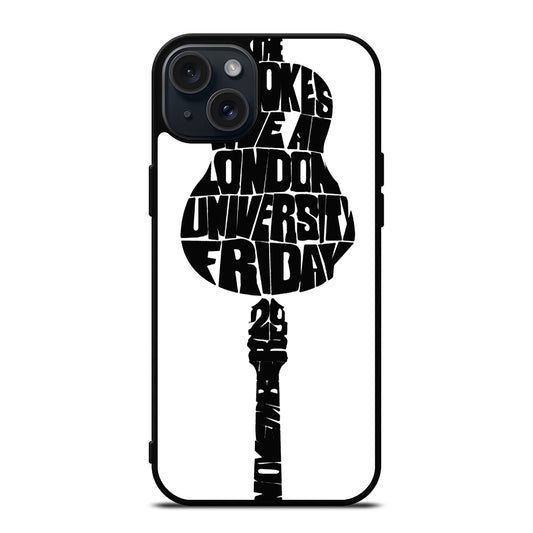 THE STROKES LOGO GUITAR iPhone 15 Plus Case Cover