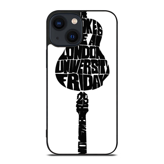 THE STROKES LOGO GUITAR iPhone 14 Plus Case Cover