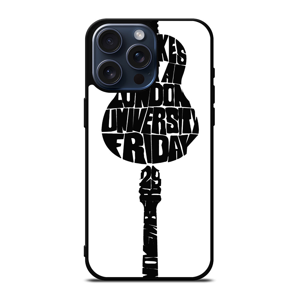 THE STROKES LOGO GUITAR iPhone 15 Pro Max Case Cover
