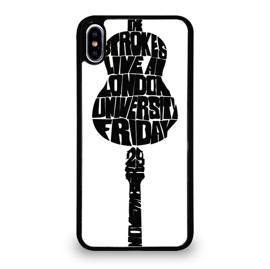 THE STROKES LOGO GUITAR iPhone XS Max Case Cover