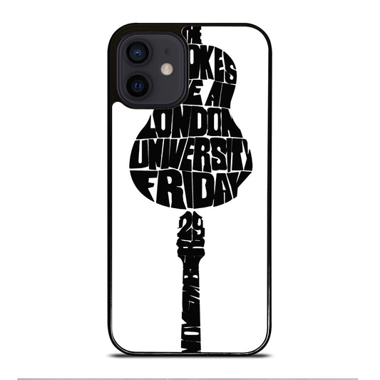 THE STROKES LOGO GUITAR iPhone 12 Mini Case Cover