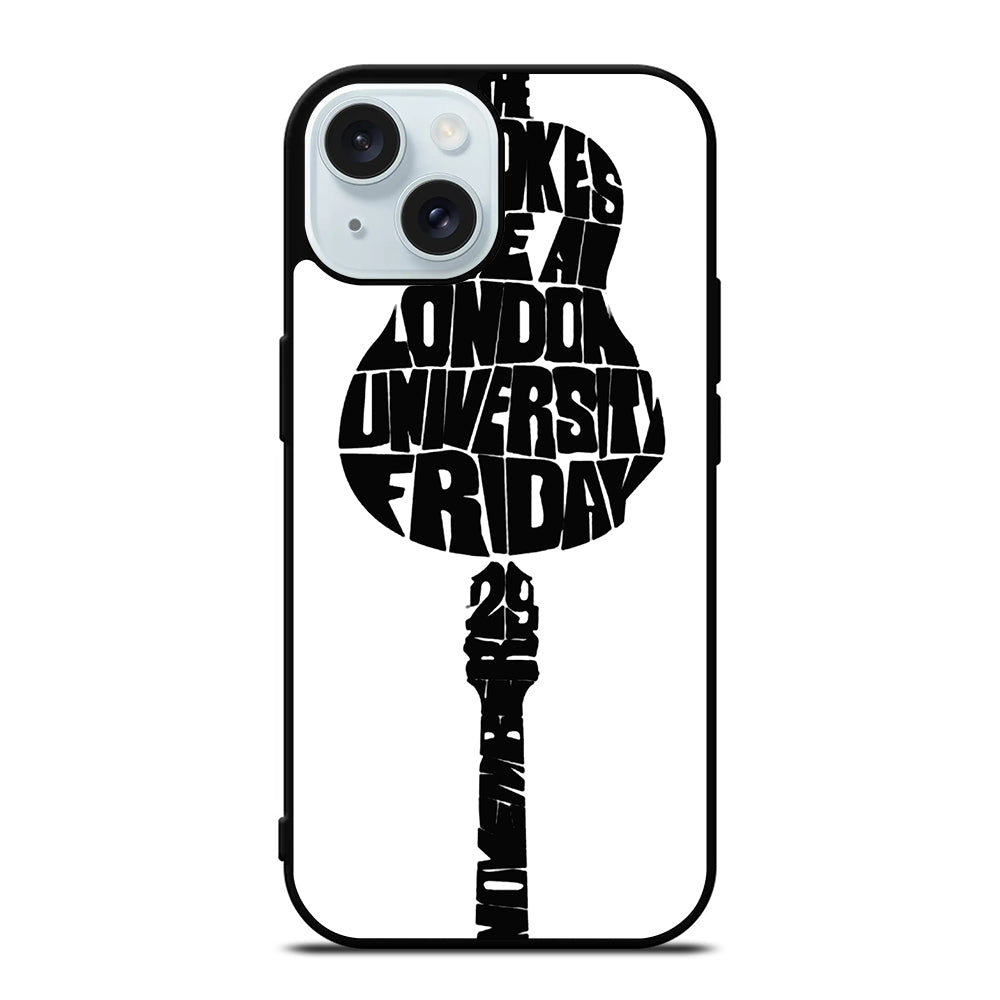 THE STROKES LOGO GUITAR iPhone 15 Case Cover