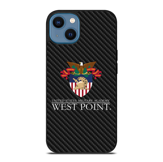 THE UNITED STATES MILITARY ACADEMY CARBON LOGO iPhone 14 Case Cover