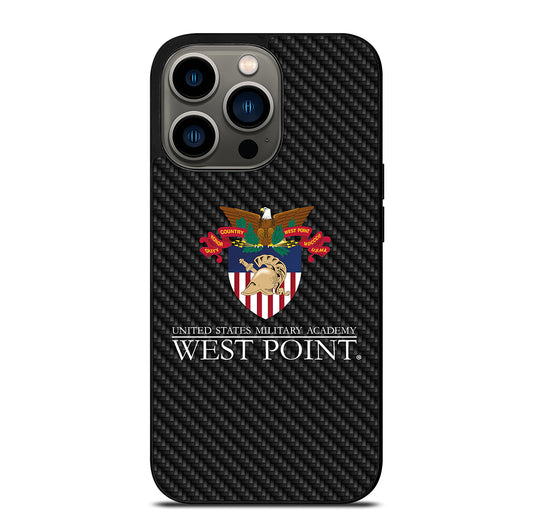 THE UNITED STATES MILITARY ACADEMY CARBON LOGO iPhone 13 Pro Case Cover