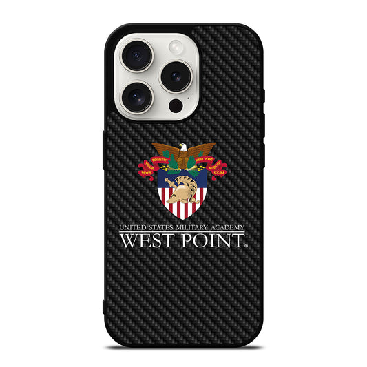 THE UNITED STATES MILITARY ACADEMY CARBON LOGO iPhone 15 Pro Case Cover