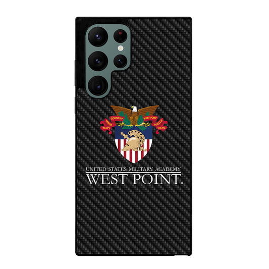 THE UNITED STATES MILITARY ACADEMY CARBON LOGO Samsung Galaxy S22 Ultra Case Cover