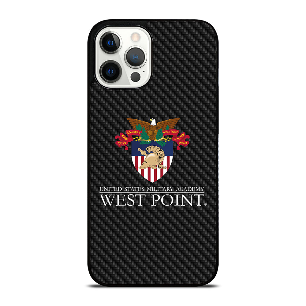 THE UNITED STATES MILITARY ACADEMY CARBON LOGO iPhone 12 Pro Max Case Cover