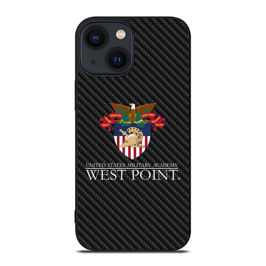 THE UNITED STATES MILITARY ACADEMY CARBON LOGO iPhone 14 Plus Case Cover