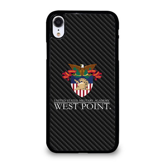 THE UNITED STATES MILITARY ACADEMY CARBON LOGO iPhone XR Case Cover