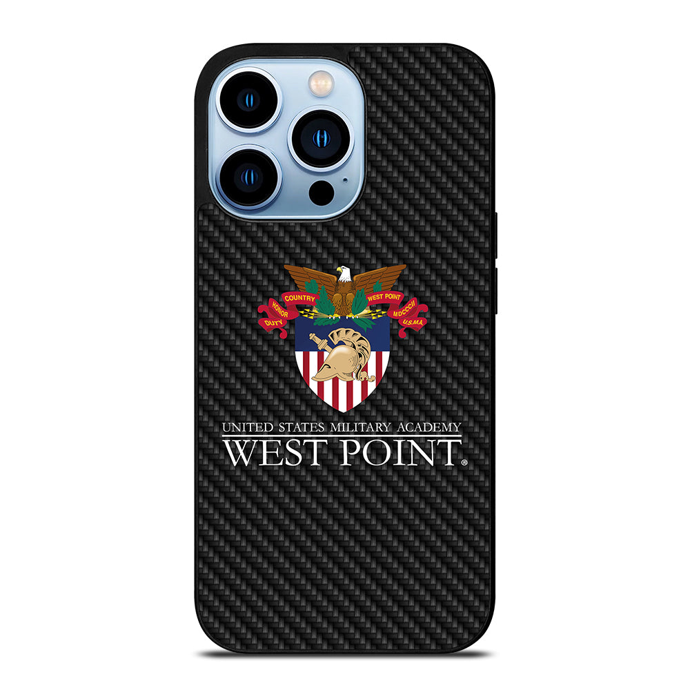 THE UNITED STATES MILITARY ACADEMY CARBON LOGO iPhone 13 Pro Max Case Cover