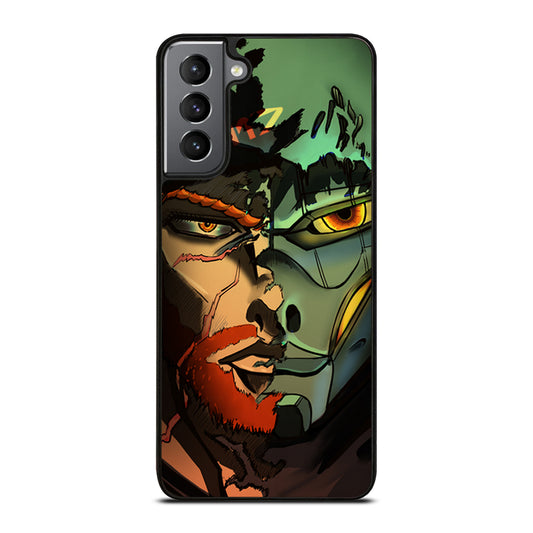 THE WATCHER FACE Samsung Galaxy S21 Plus Case Cover
