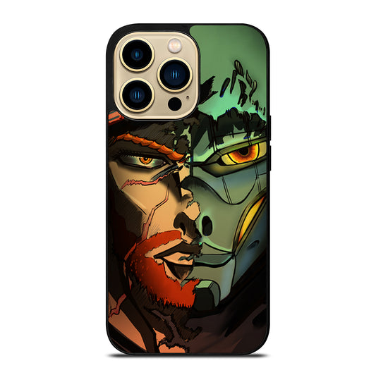 THE WATCHER FACE iPhone 14 Pro Max Case Cover