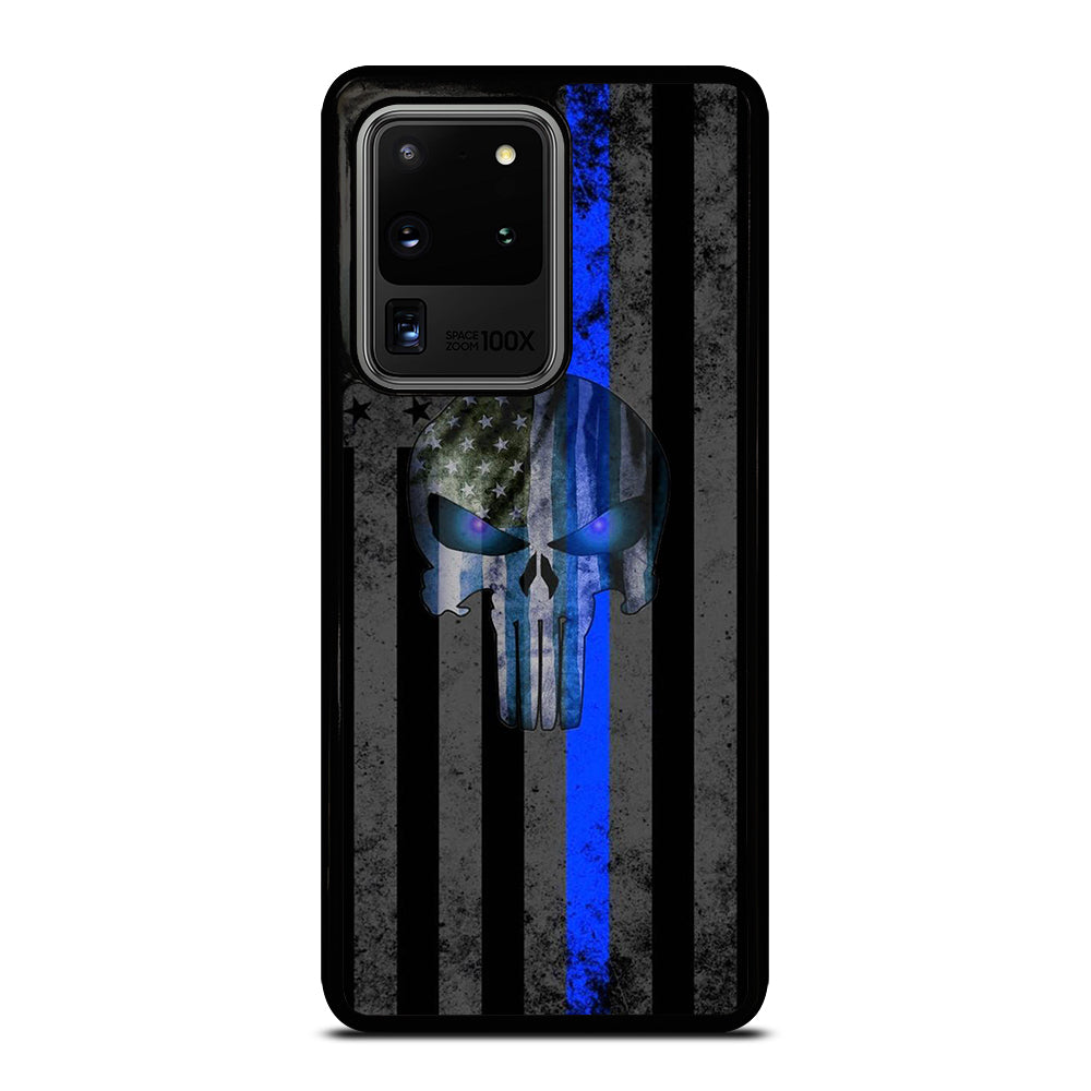 THIN BLUE LINE PUNISHER AMERICAN STRIPE LOGO Samsung Galaxy S20 Ultra Case Cover