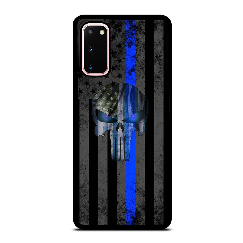 THIN BLUE LINE PUNISHER AMERICAN STRIPE LOGO Samsung Galaxy S20 Case Cover