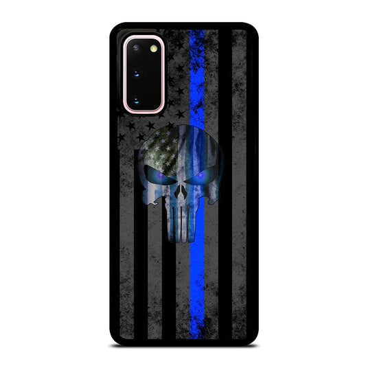 THIN BLUE LINE PUNISHER AMERICAN STRIPE LOGO Samsung Galaxy S20 Case Cover