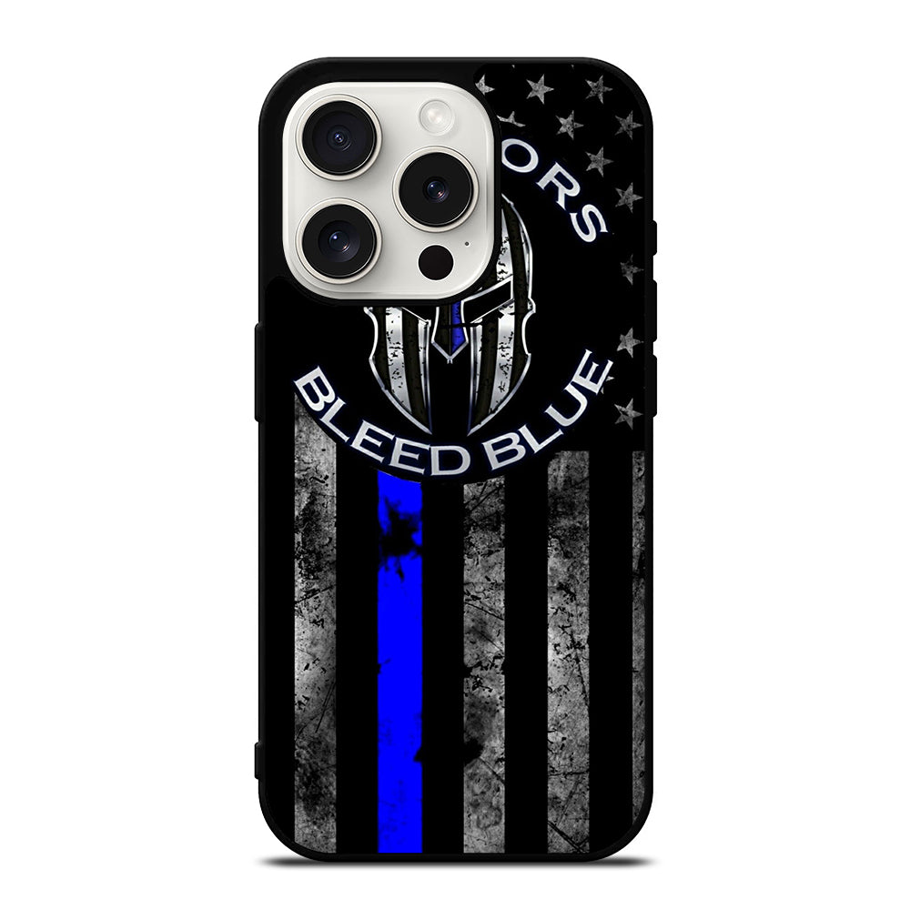 THIN BLUE LINE PUNISHER ICON 2 iPhone 15 Pro Case Cover
