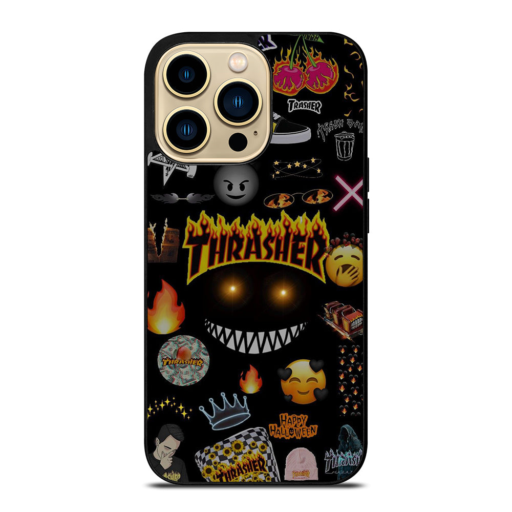 THRASER SKATEBOARD PATTERN iPhone 14 Pro Max Case Cover