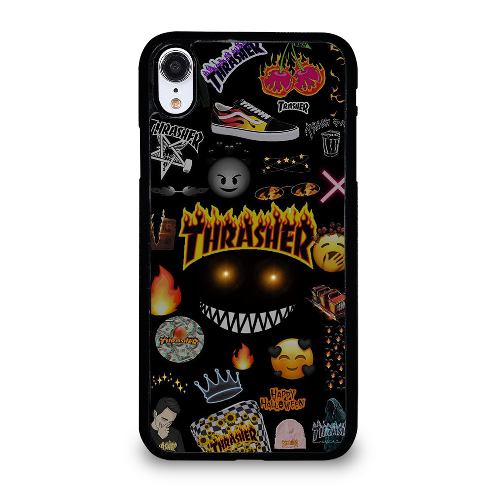 THRASER SKATEBOARD PATTERN iPhone XR Case Cover