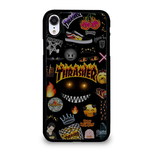 THRASER SKATEBOARD PATTERN iPhone XR Case Cover