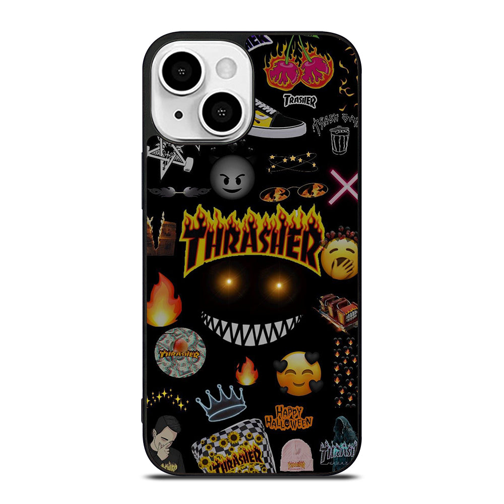 THRASER SKATEBOARD PATTERN iPhone 13 Mini Case Cover