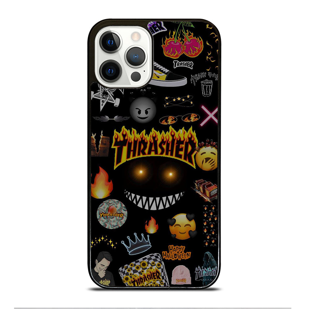 THRASER SKATEBOARD PATTERN iPhone 12 Pro Case Cover