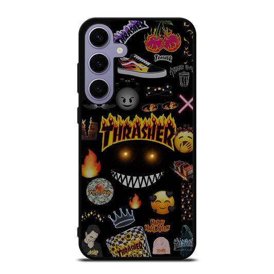 THRASER SKATEBOARD PATTERN Samsung Galaxy S24 Plus Case Cover