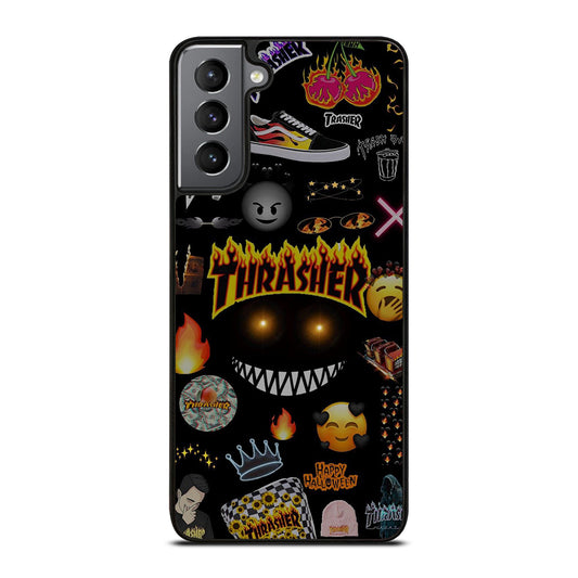 THRASER SKATEBOARD PATTERN Samsung Galaxy S21 Plus Case Cover