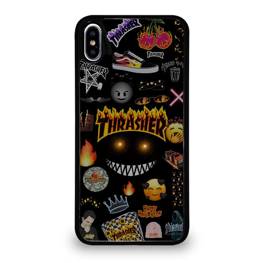 THRASER SKATEBOARD PATTERN iPhone XS Max Case Cover